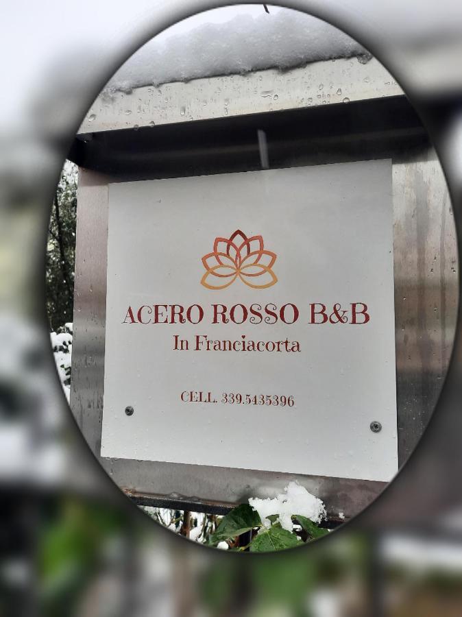 Acero Rosso B&B In Franciacorta Erbusco Buitenkant foto